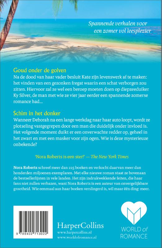 Achterkant van Onder de warme zomerzon