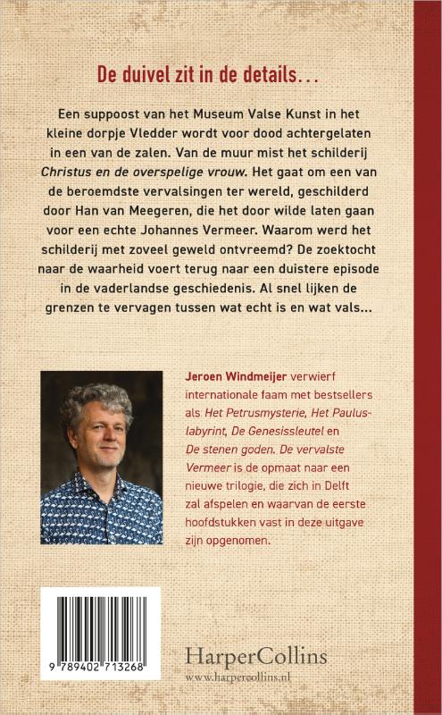 Achterkant van De vervalste Vermeer