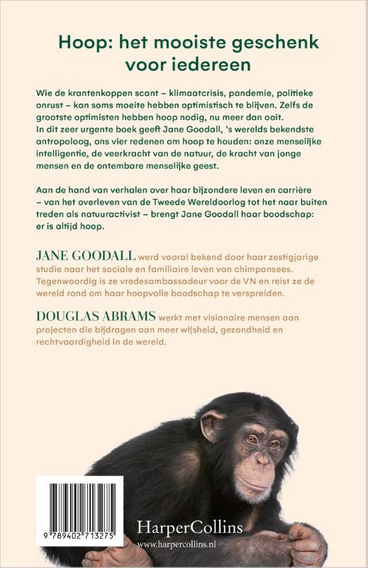 Achterkant van Het boek van hoop