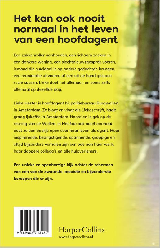 Achterkant van Het kan ook nooit normaal