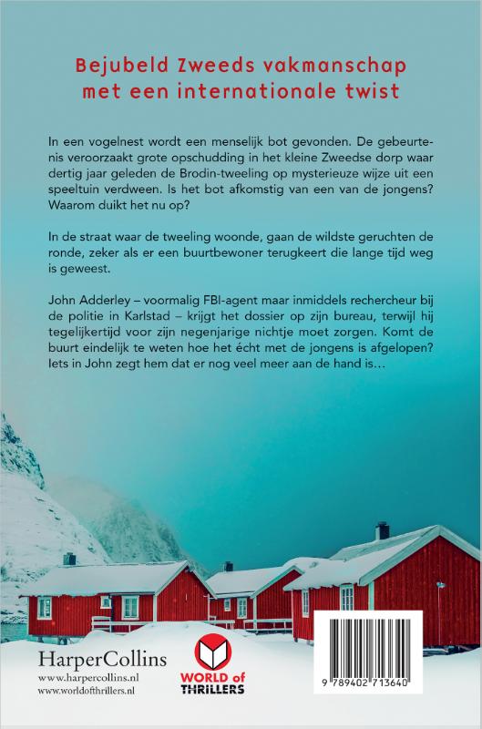 Achterkant van De stille vogel