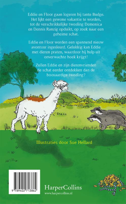 Achterkant van De vloek van de verloren schat
