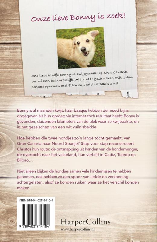 Achterkant van Een lange weg op korte pootjes
