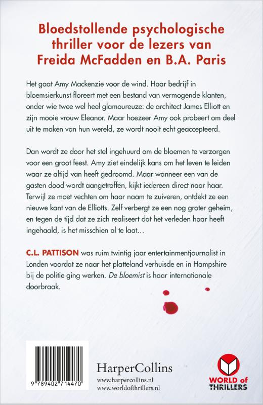 Achterkant van De bloemist