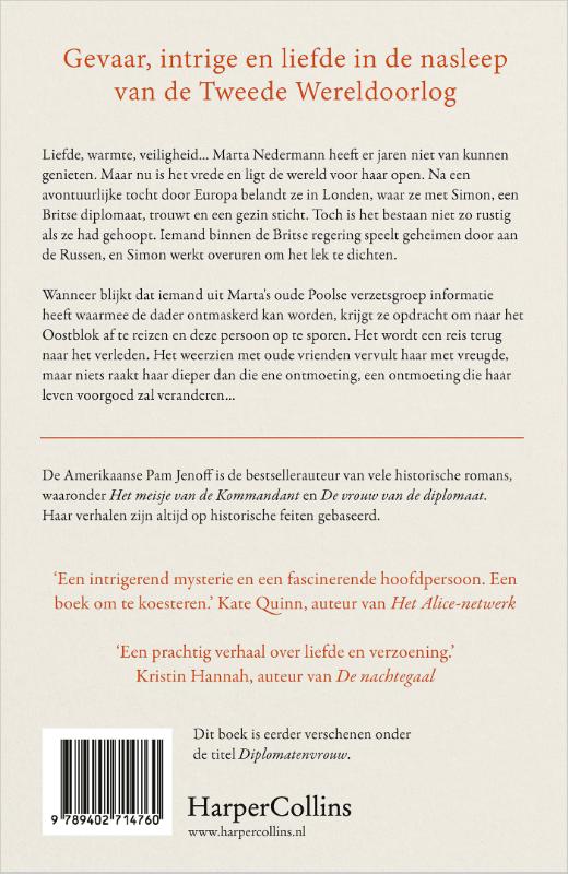 Achterkant van De vrouw van de diplomaat