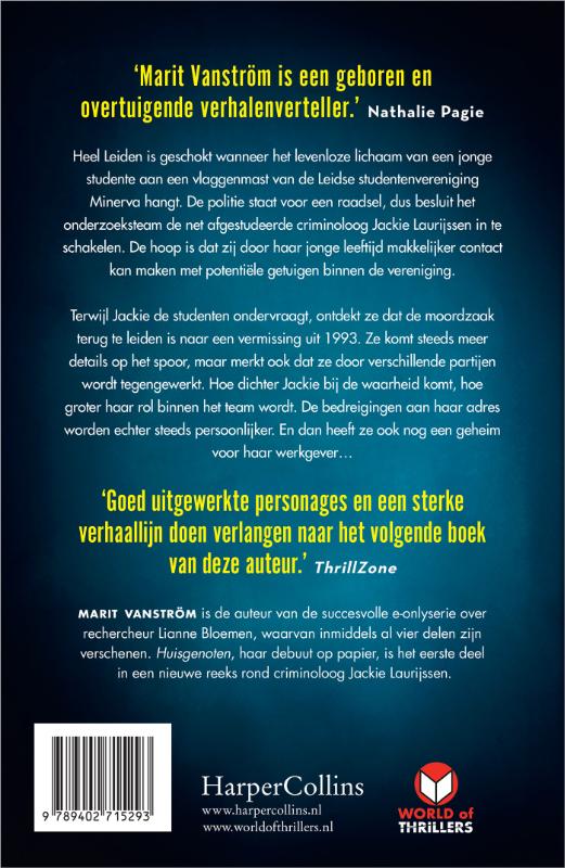 Achterkant van Huisgenoten