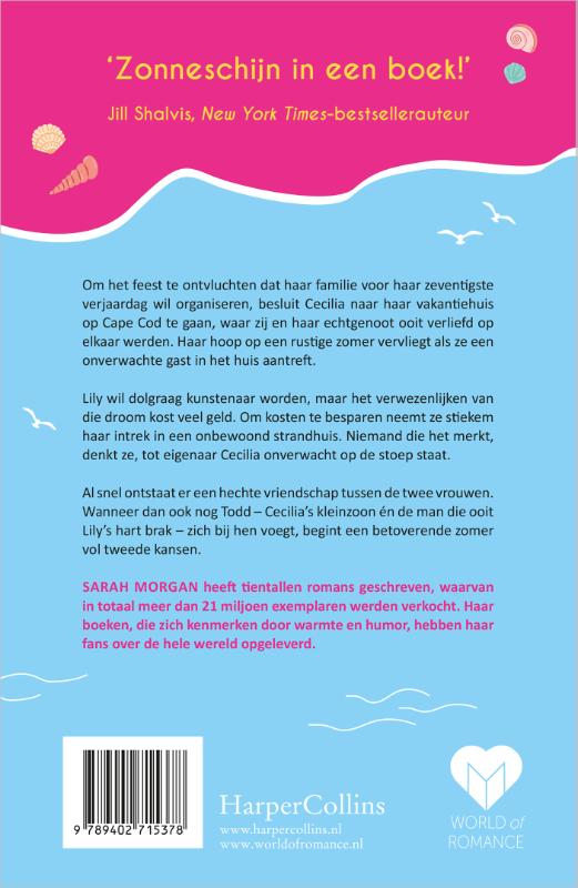 Achterkant van Die zomer met jou - backcard à 6 ex.