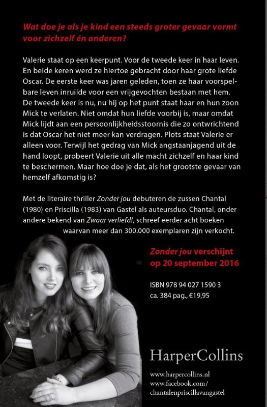 Achterkant van Zonder jou