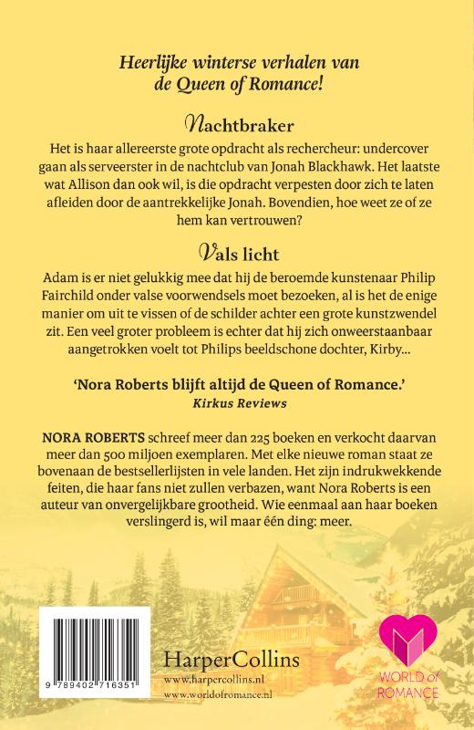 Achterkant van Besneeuwde nachten