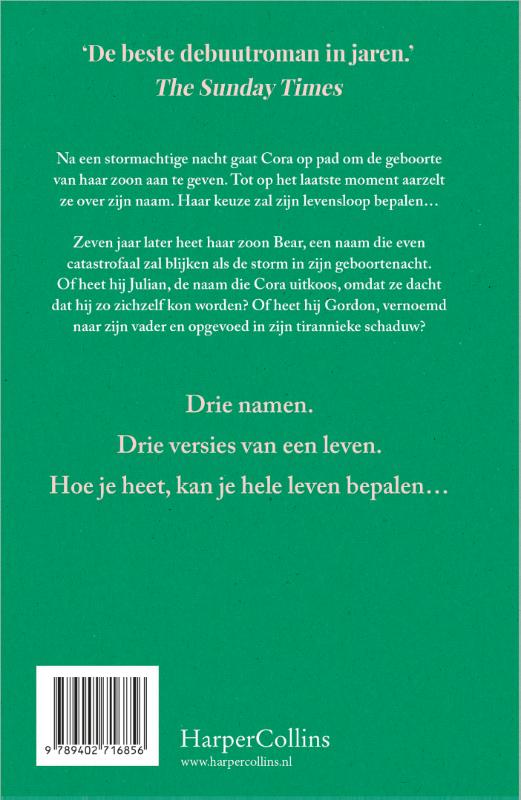 Achterkant van De namen