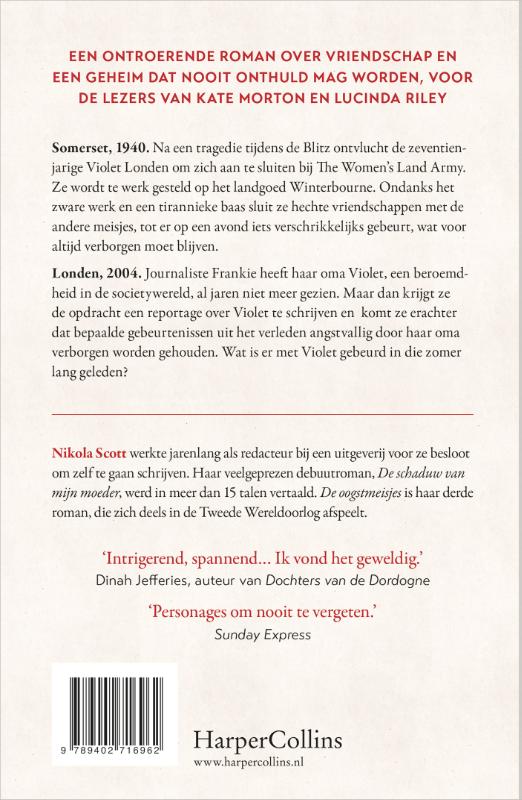 Achterkant van De oogstmeisjes