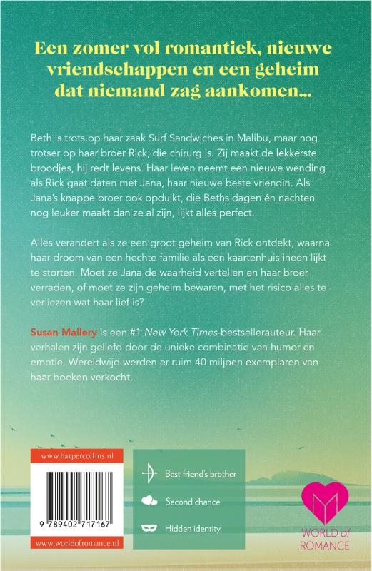 Achterkant van Beach Vibes