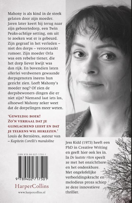 Achterkant van De laatste riten