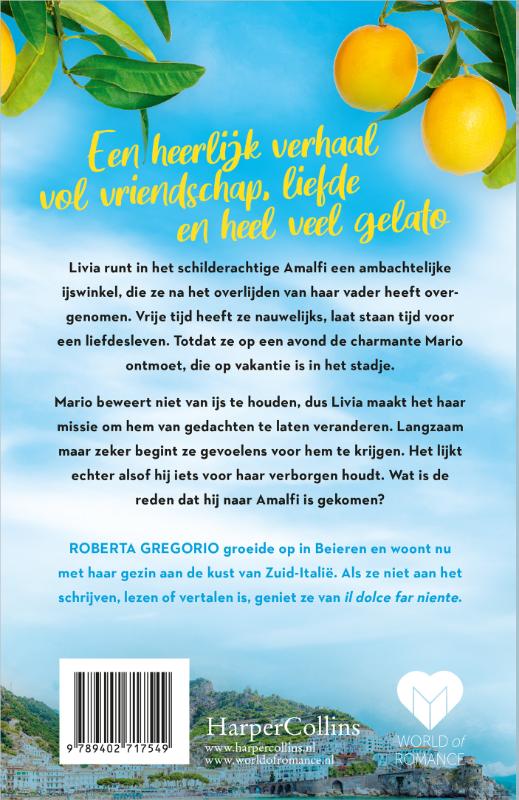 Achterkant van De gelateria aan de kust