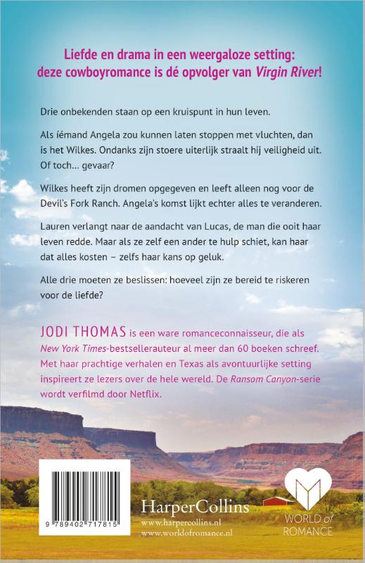 Achterkant van Een tweede kans in Ransom Canyon