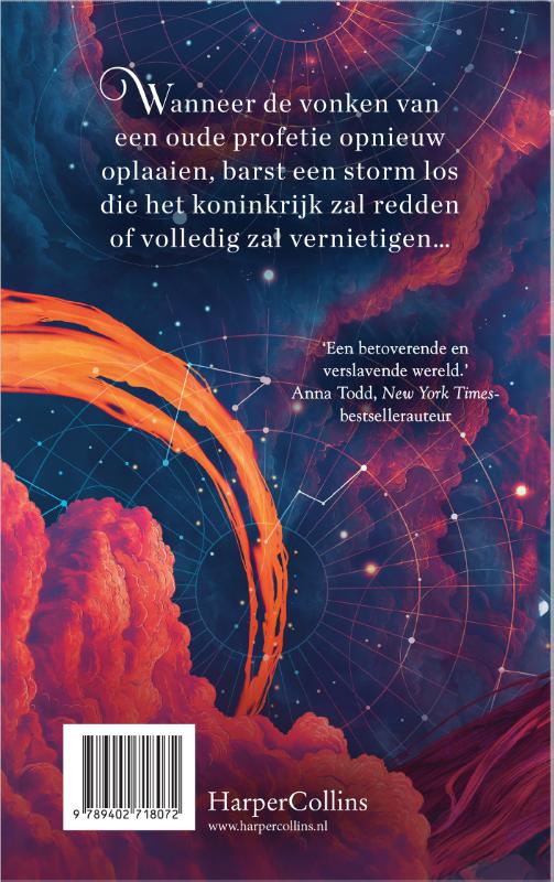 Achterkant van Verleid door de storm