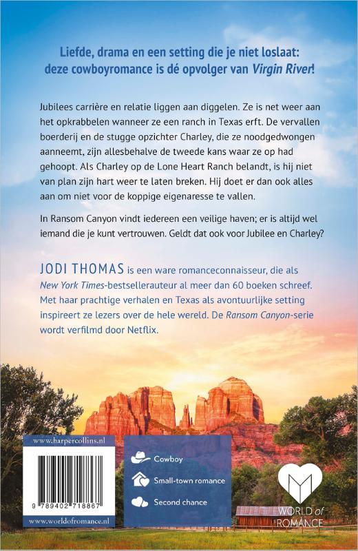 Achterkant van Toevlucht in Ransom Canyon