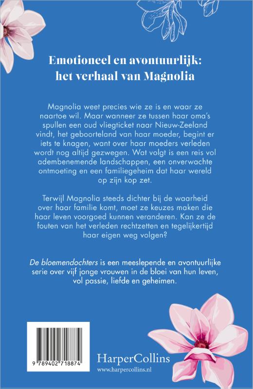 Achterkant van De magnoliadochter