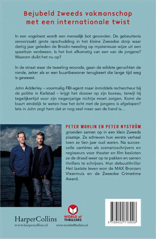 Achterkant van De stille vogel
