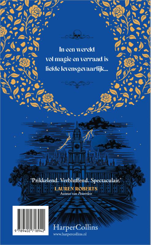 Achterkant van De rebel en de roos