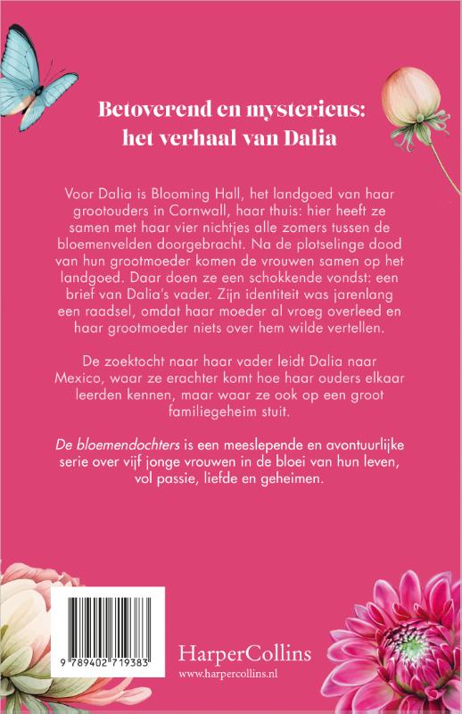 Achterkant van De bloemendochters