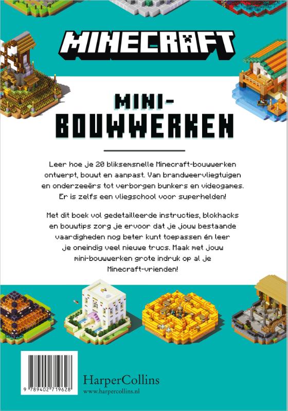 Achterkant van Minecraft Mini-bouwwerken