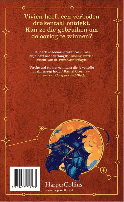 Achterkant van A War of Wyverns