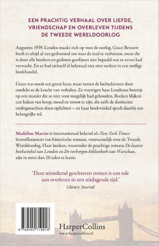 Achterkant van De laatste boekwinkel van Londen
