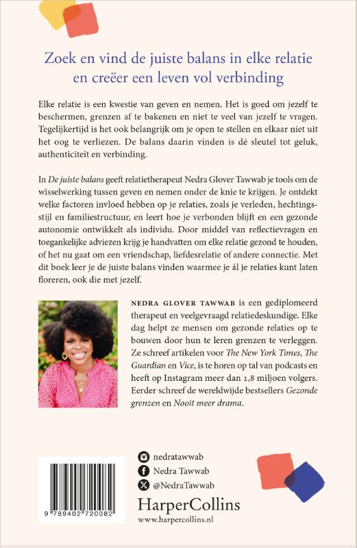 Achterkant van De juiste balans