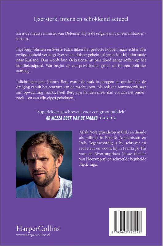 Achterkant van De val van de spion