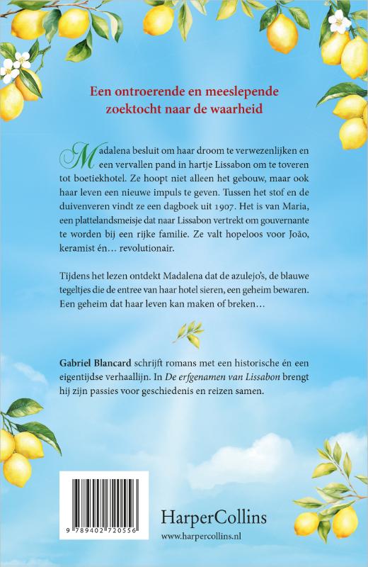 Achterkant van De erfgenamen van Lissabon