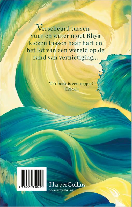 Achterkant van Veroverd door de zee