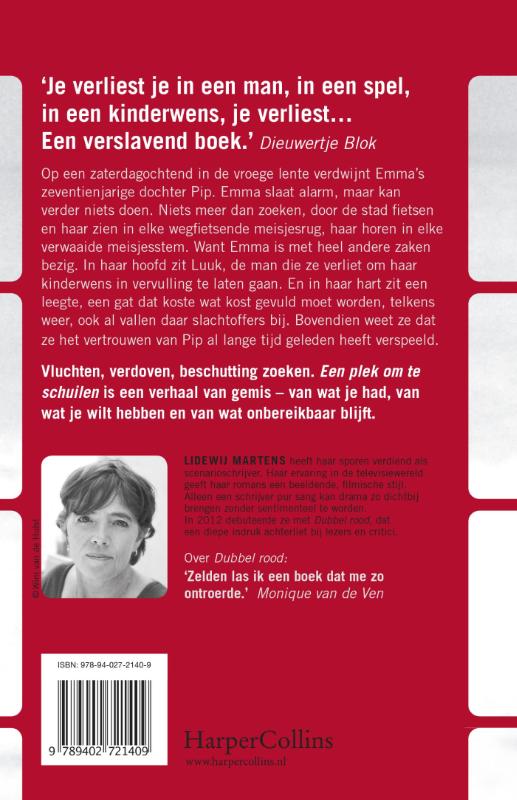 Achterkant van Een plek om te schuilen