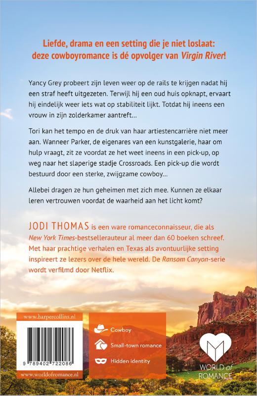 Achterkant van Terug naar Ransom Canyon