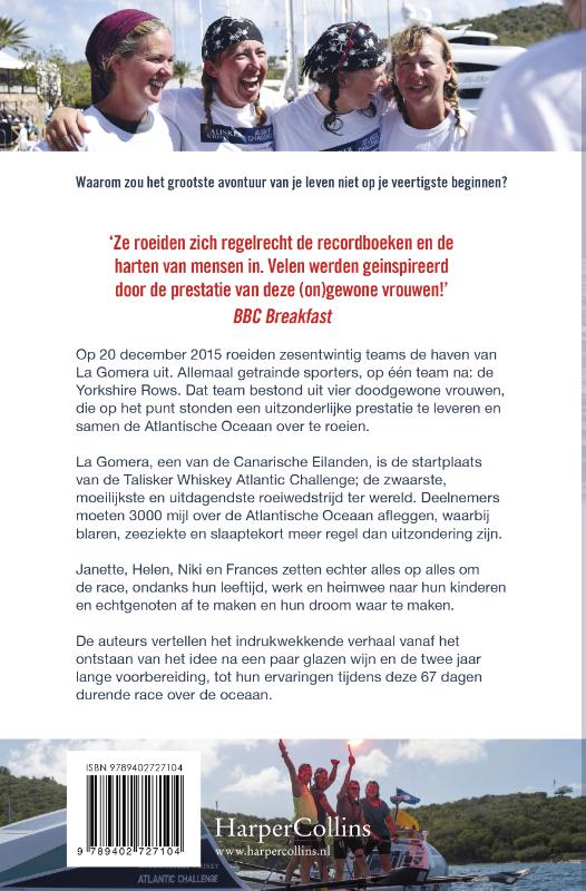 Achterkant van Vier vrouwen en een boot