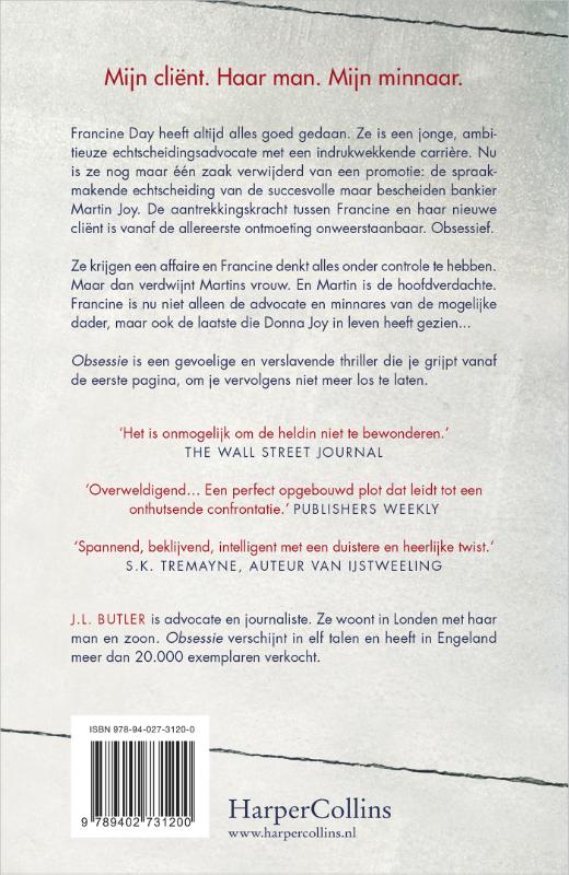 Achterkant van Obsessie