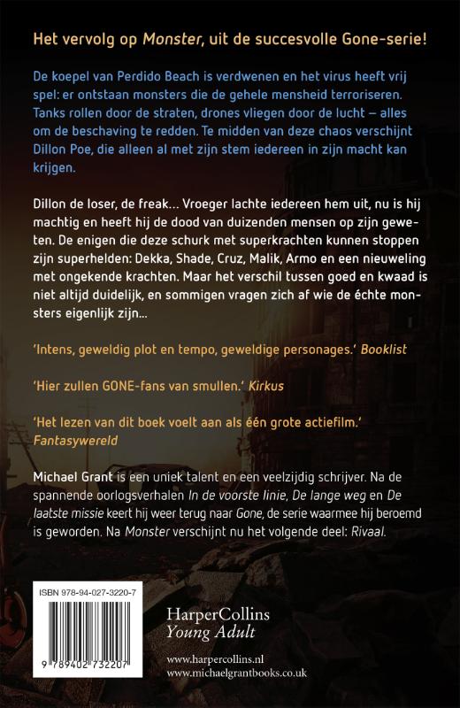 Achterkant van Rivaal
