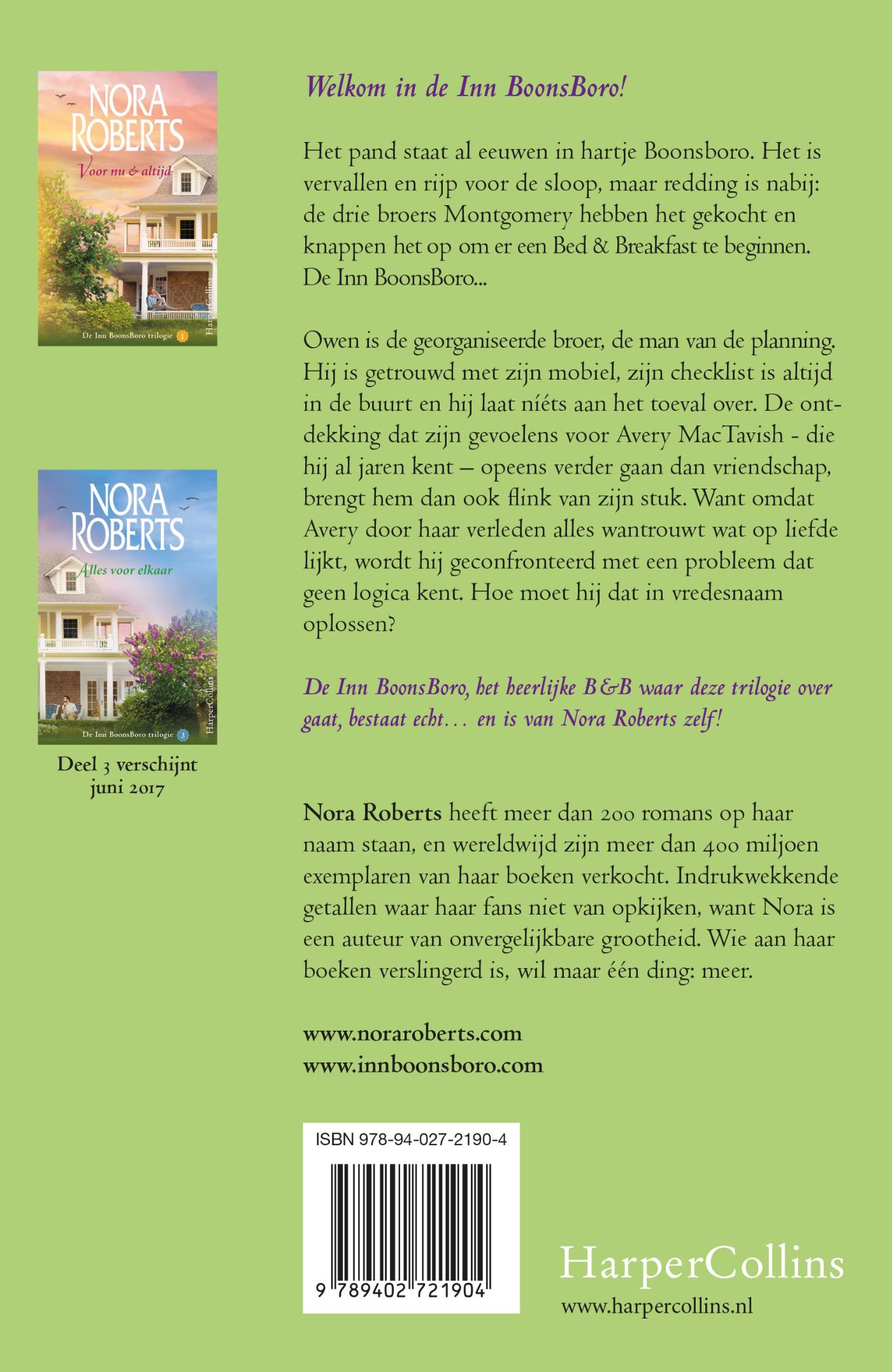 Achterkant van De eerste & laatste