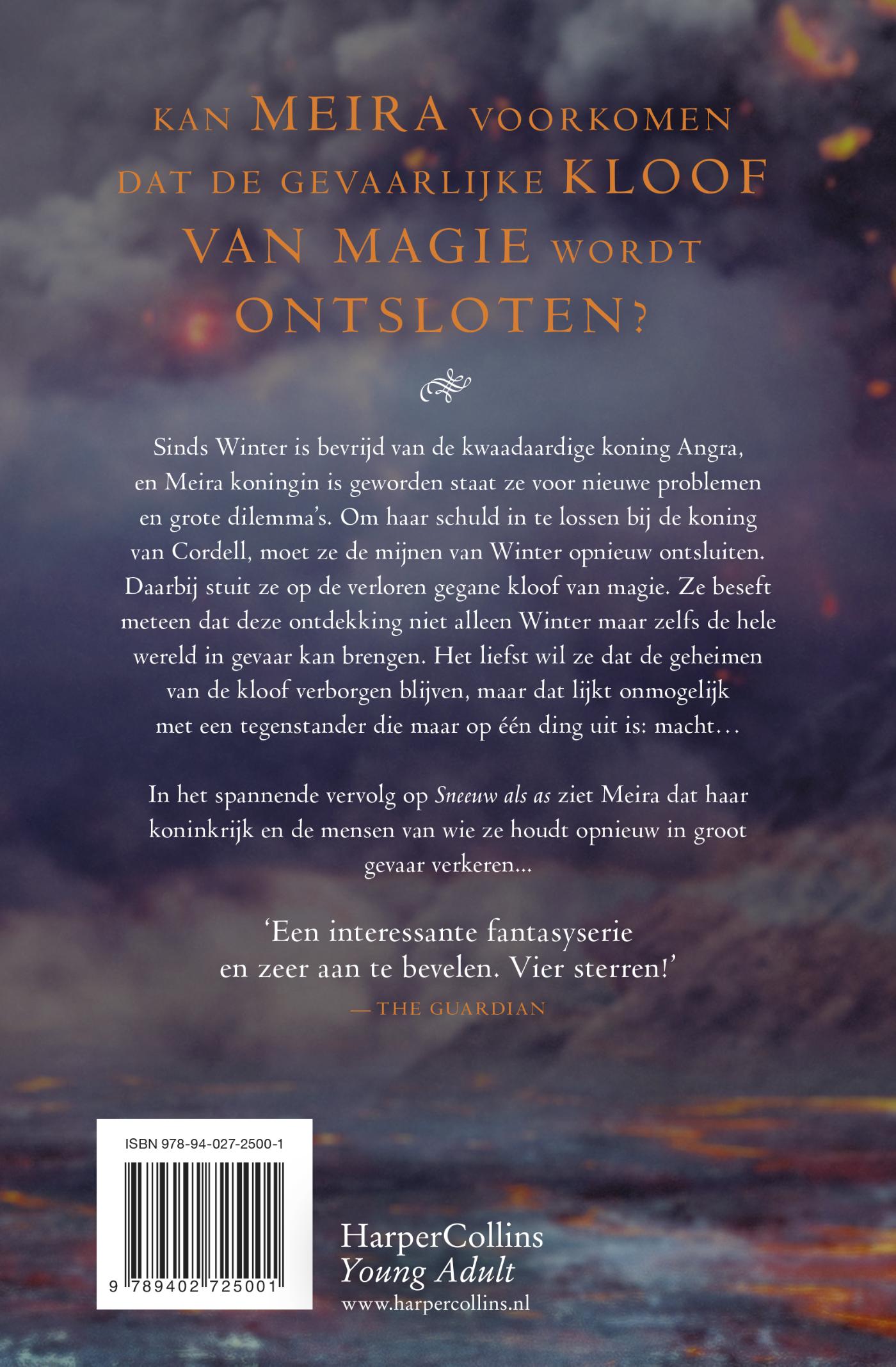Achterkant van IJs als vuur