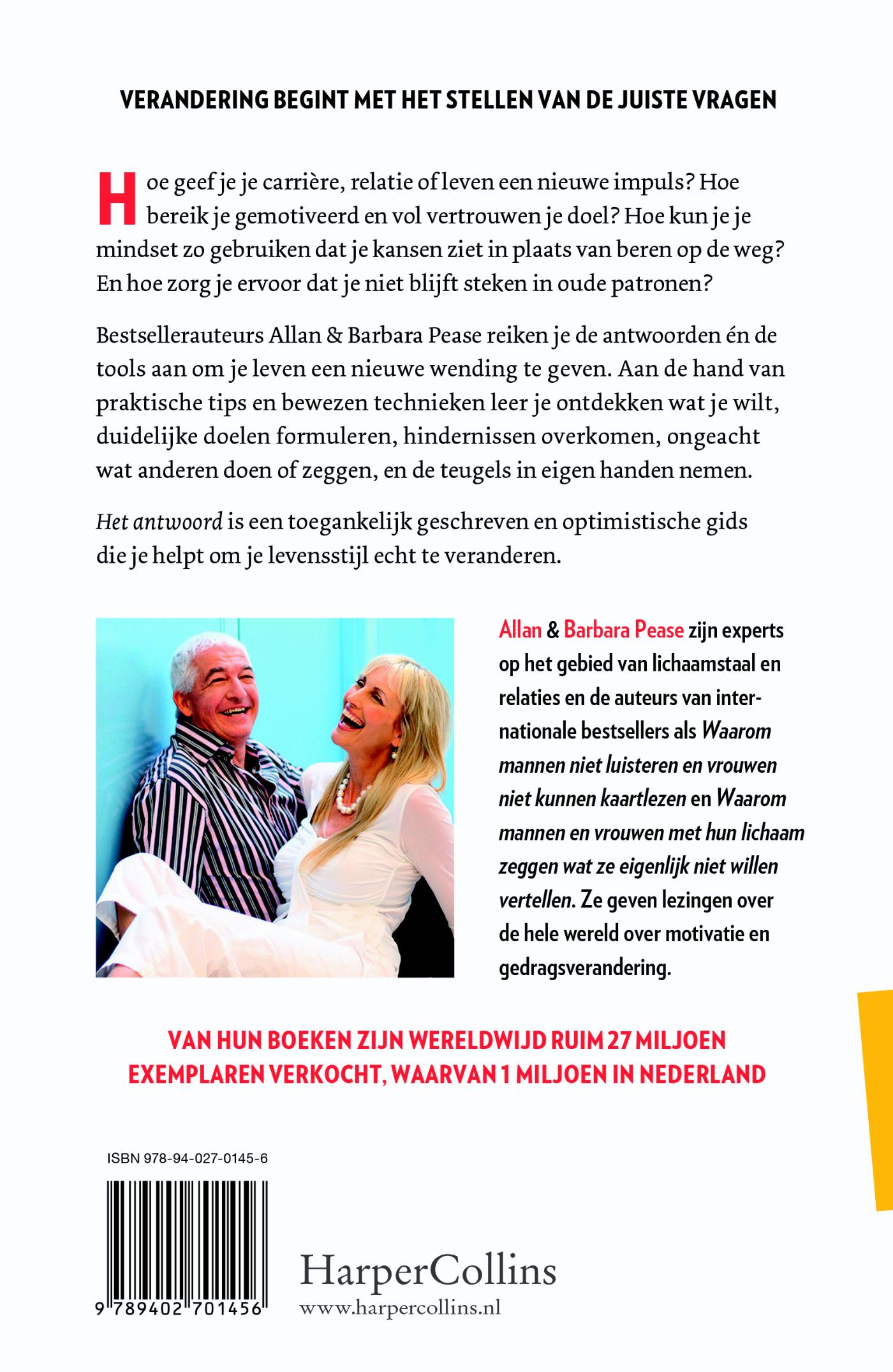 Achterkant van Het antwoord