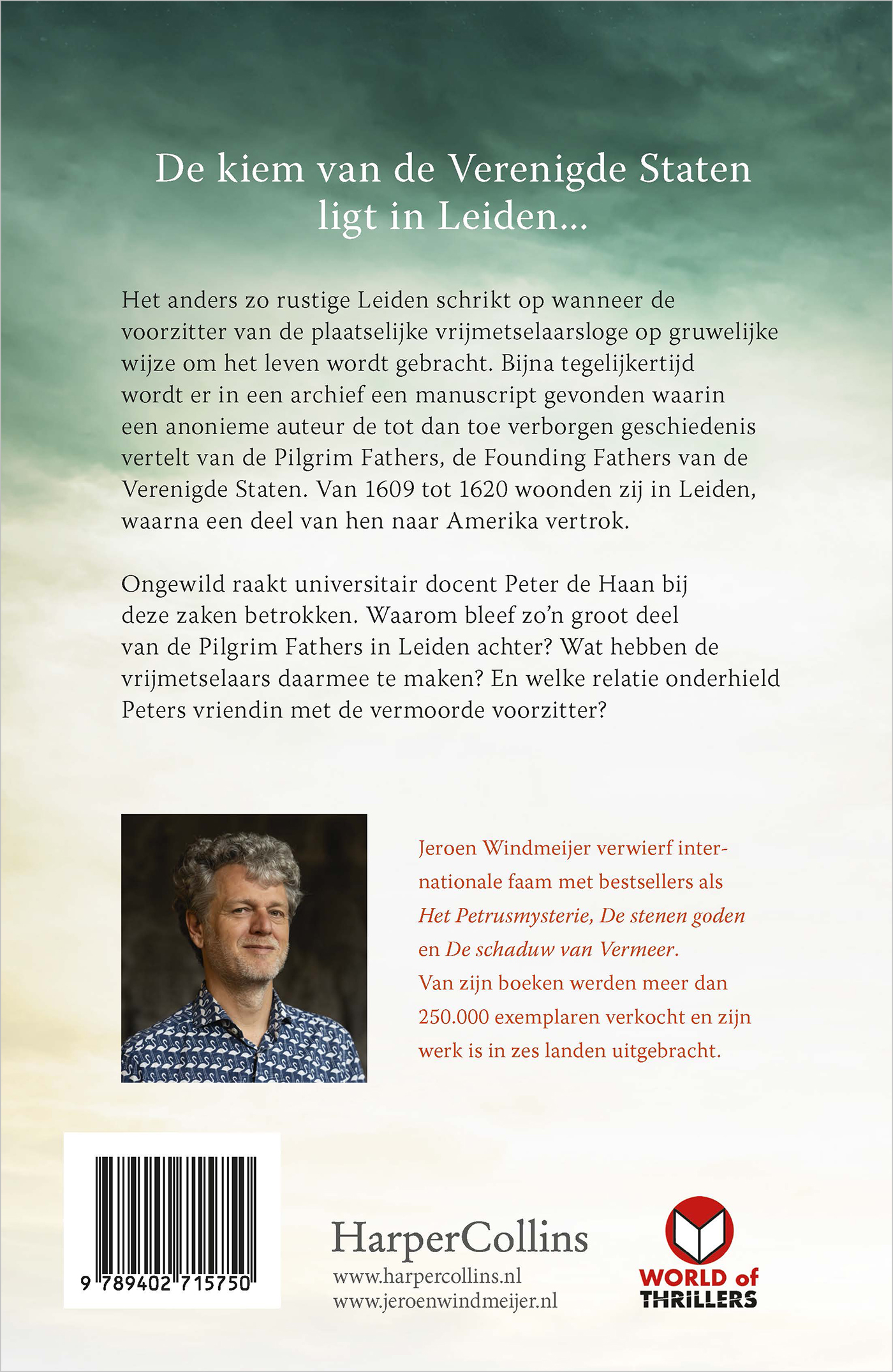 Achterkant van Het Pilgrim Fathers complot