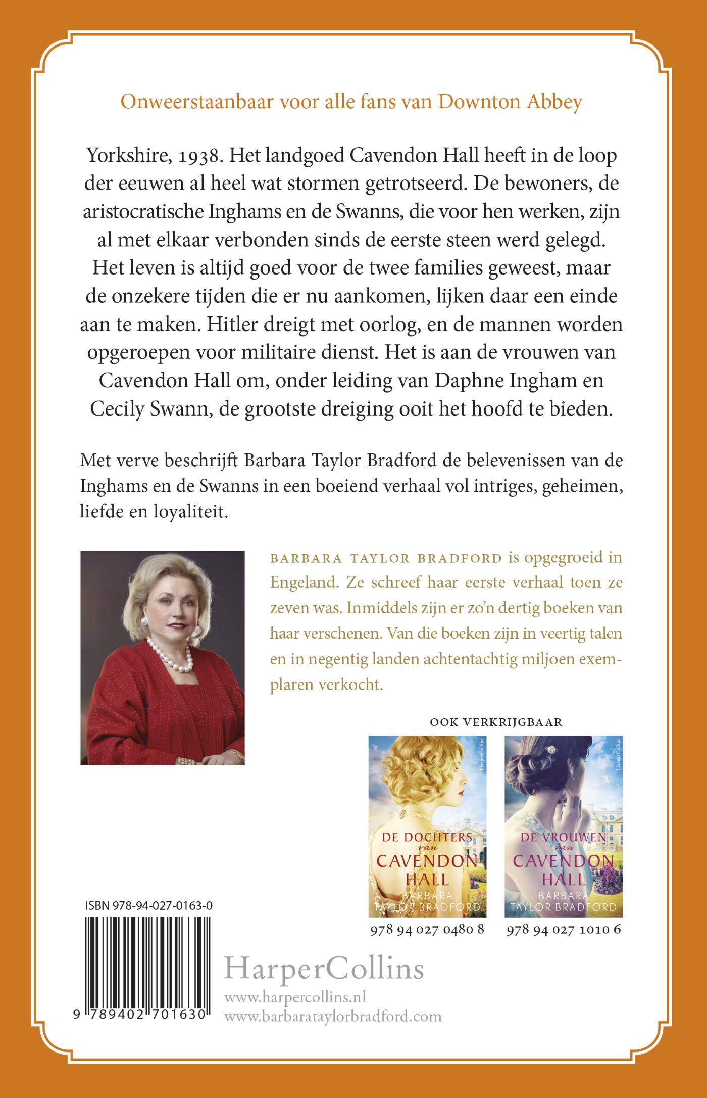 Achterkant van Het geluk van Cavendon Hall