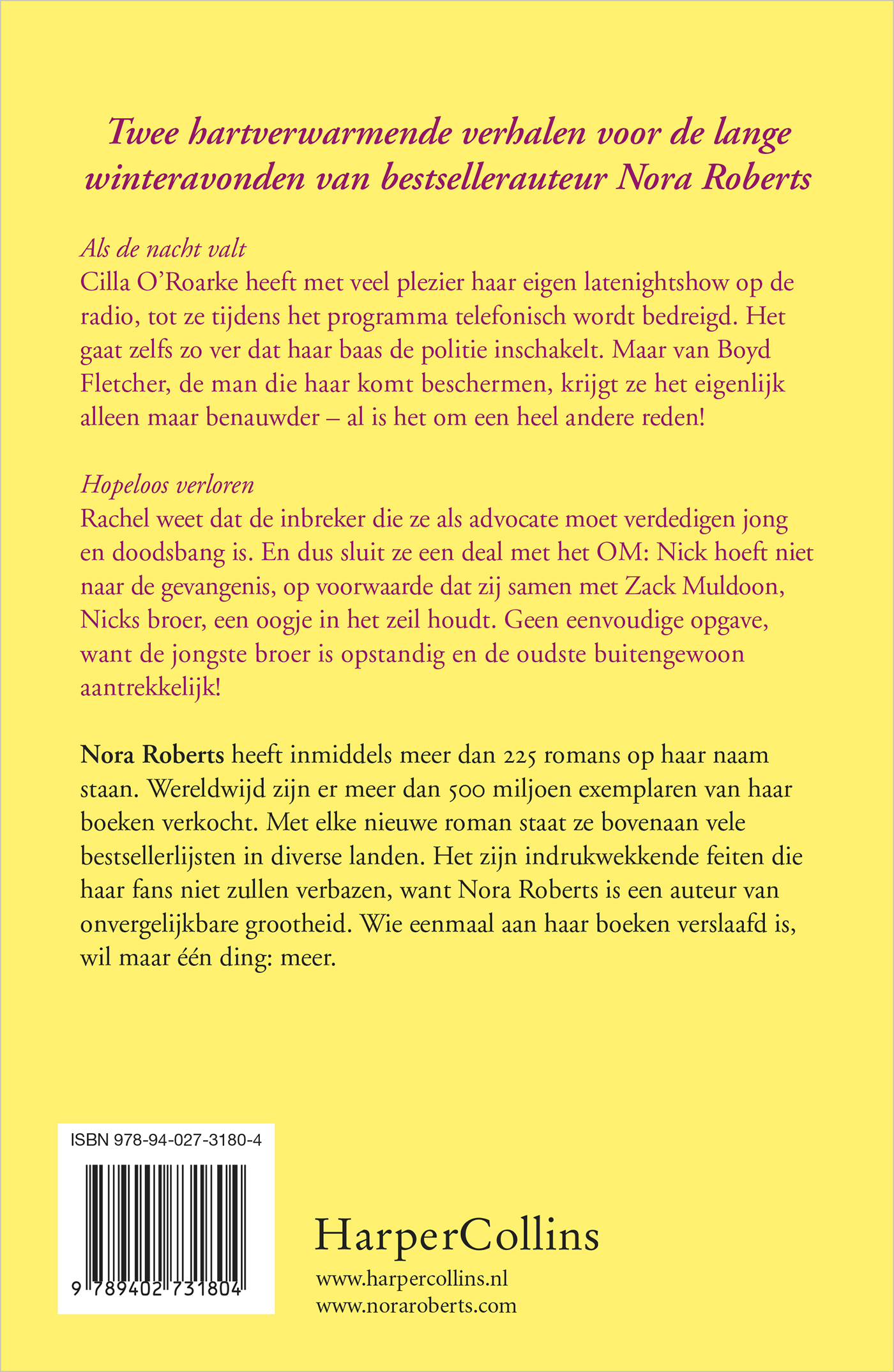 Achterkant van Winterliefde