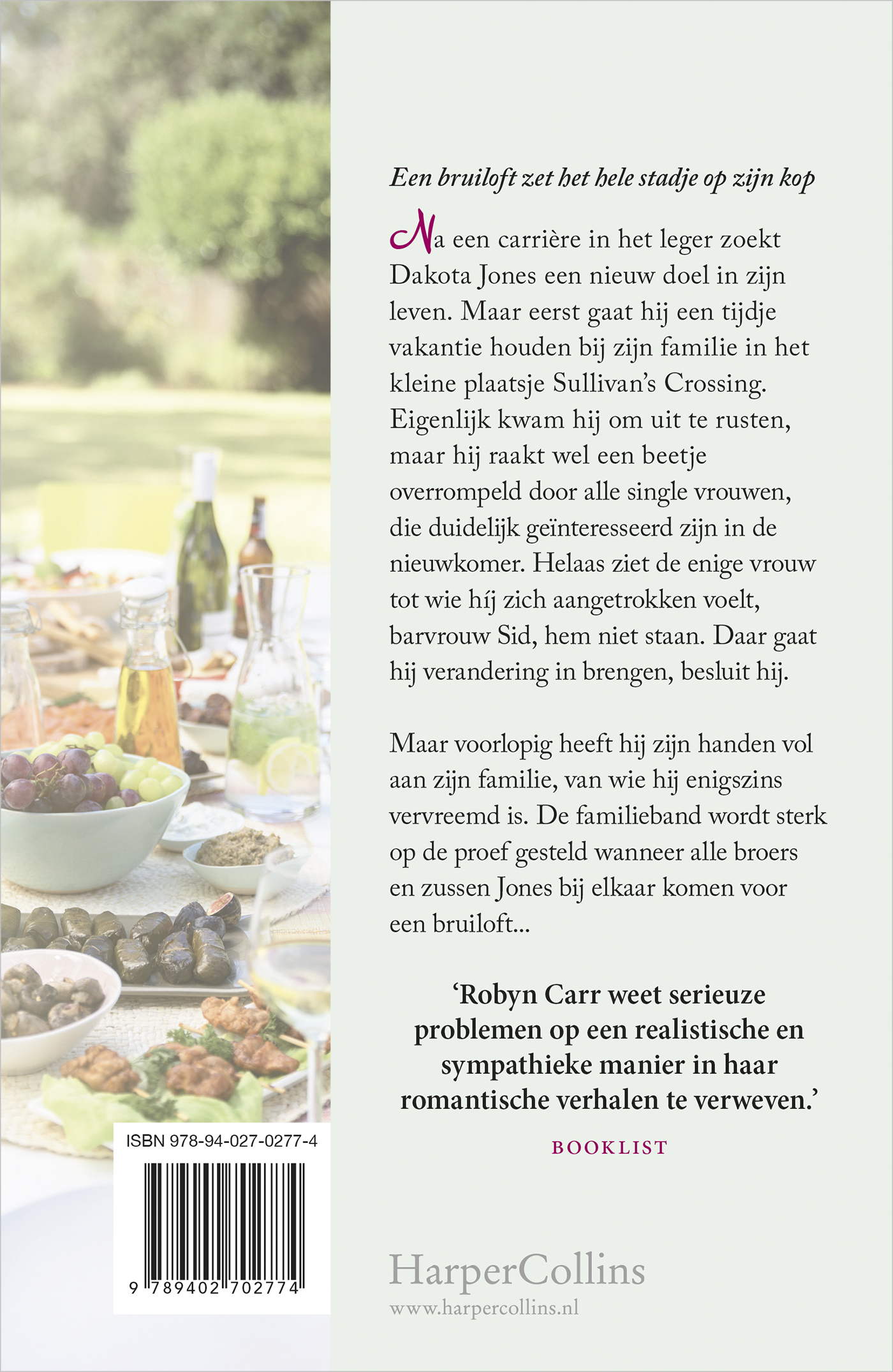 Achterkant van Het familiefeest