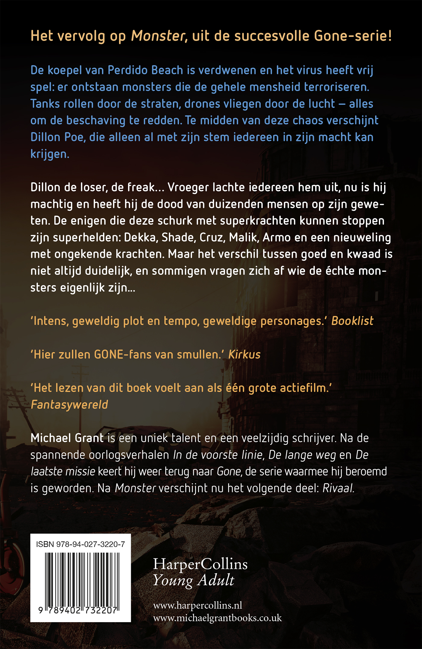 Achterkant van Rivaal