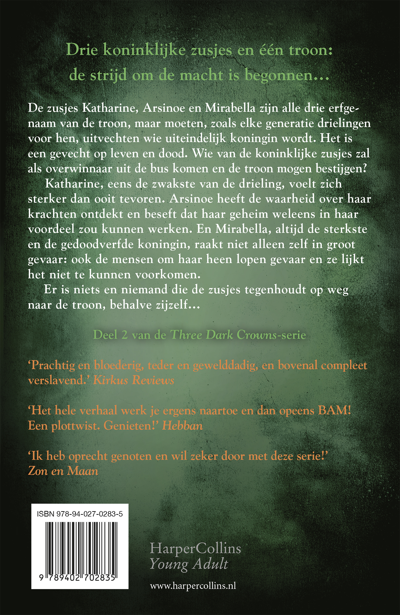 Achterkant van Duistere troon
