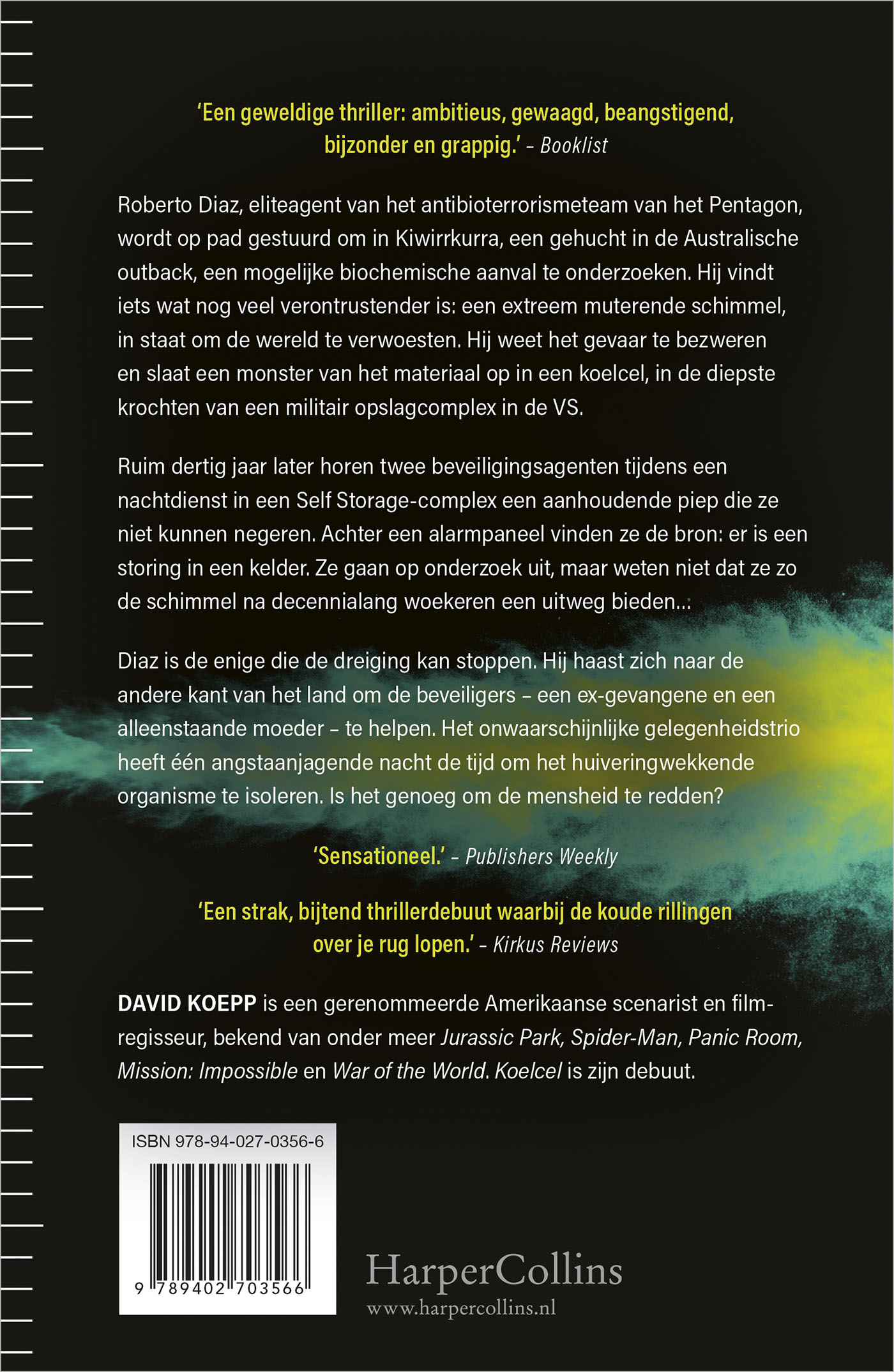 Achterkant van Koelcel