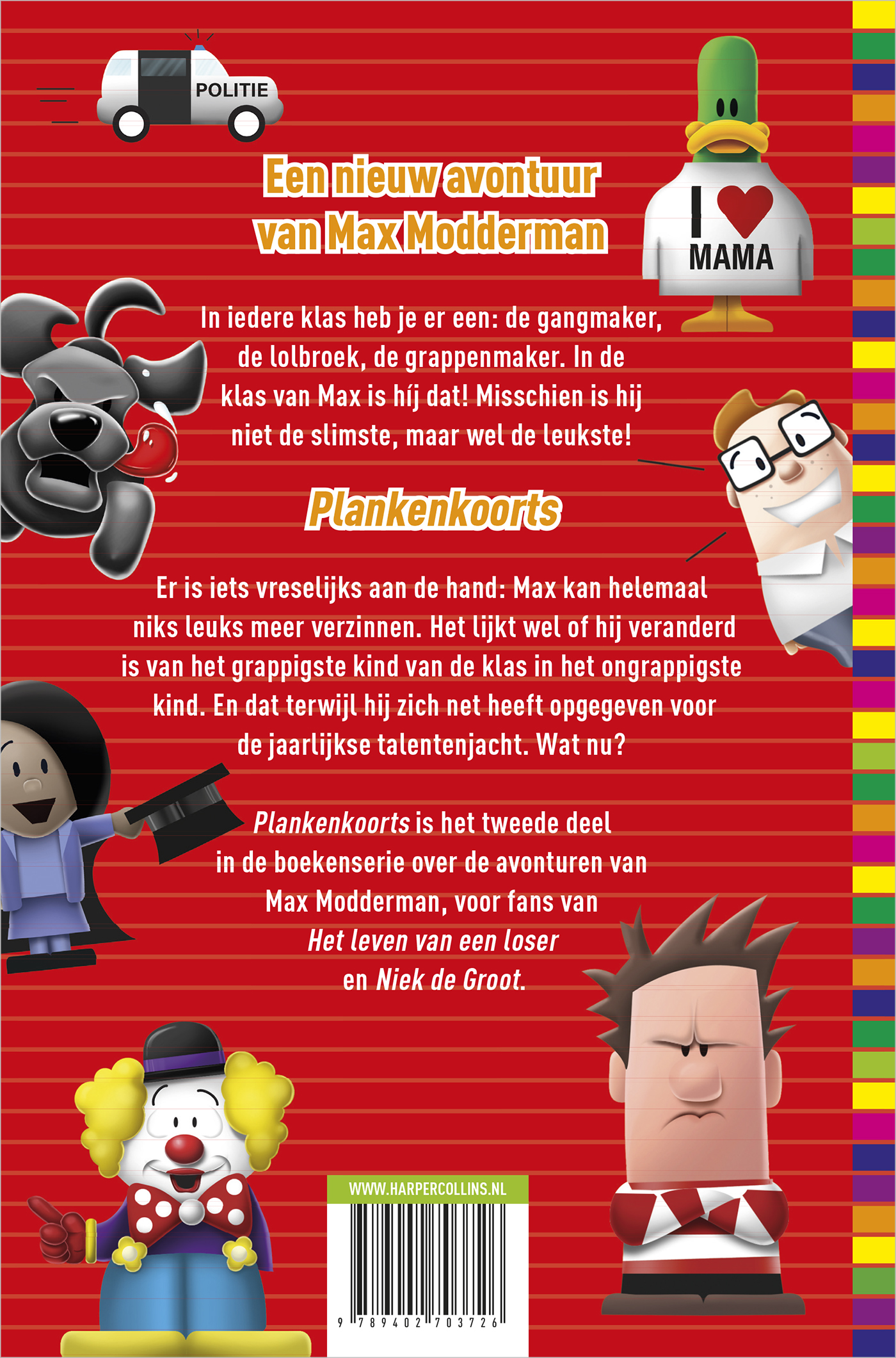 Achterkant van Plankenkoorts