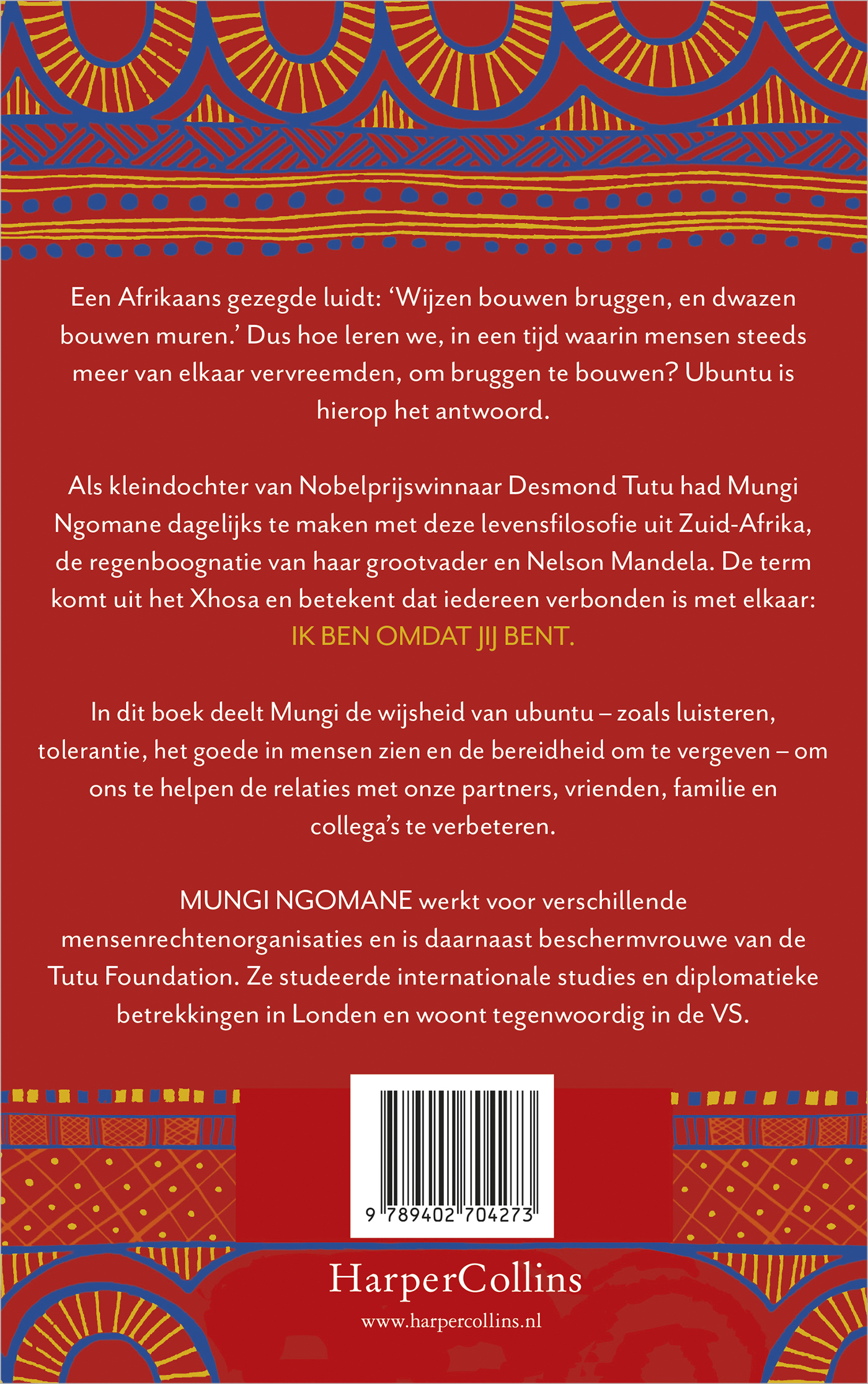 Achterkant van De lessen van ubuntu