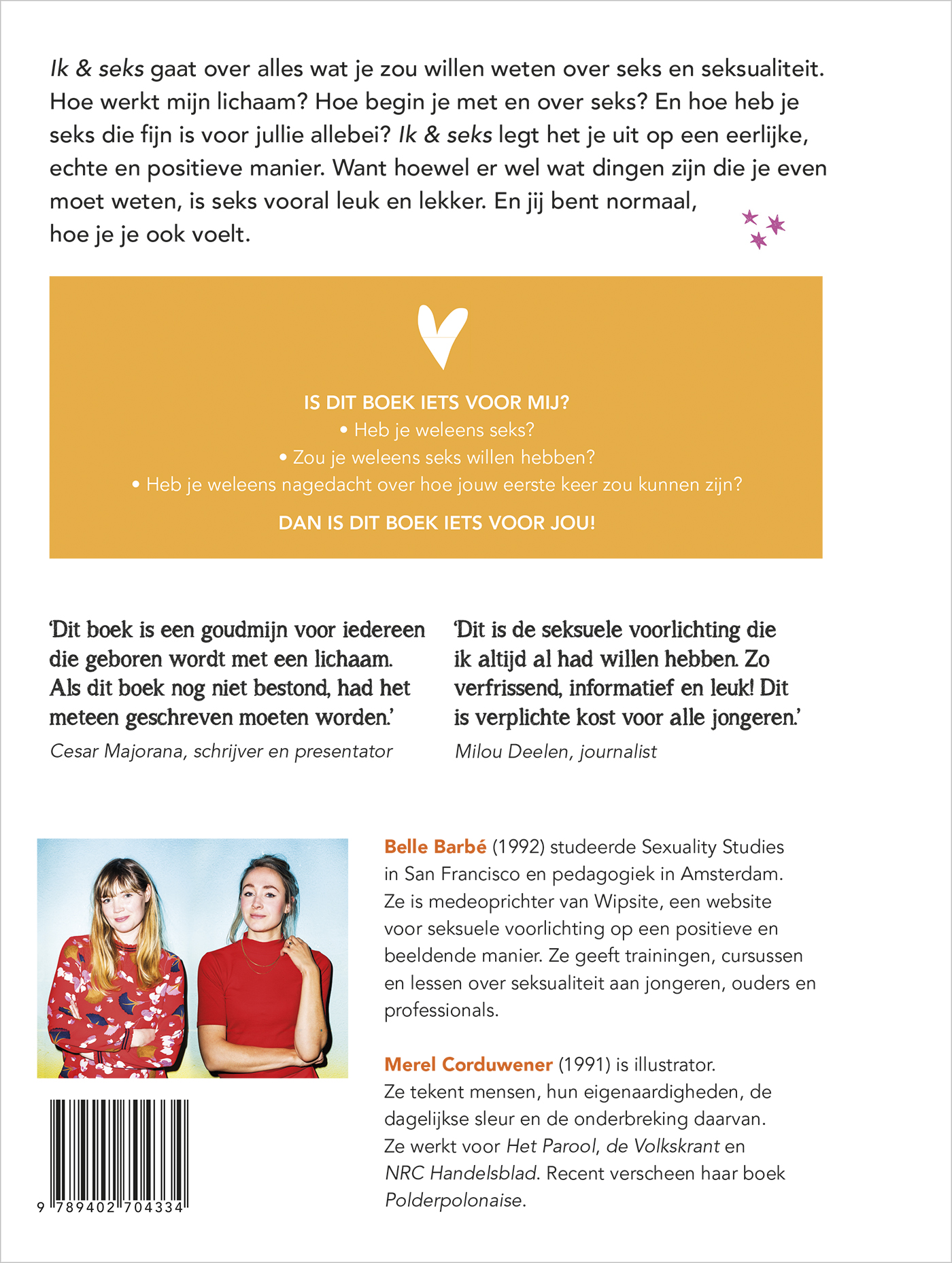 Achterkant van Ik & seks